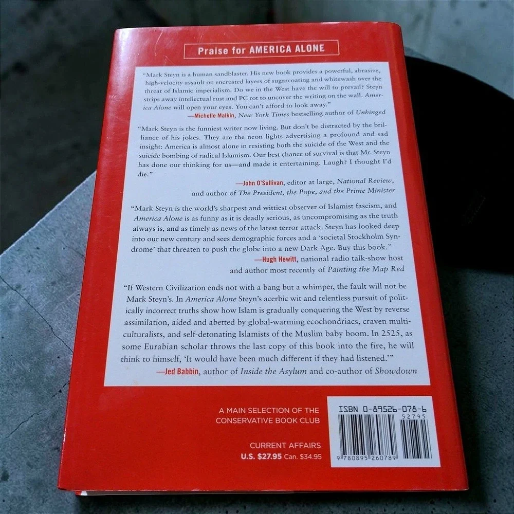 America‎ Alone Mark Steyn Hardcover 2006 First Edition Regnery Politics Vintage